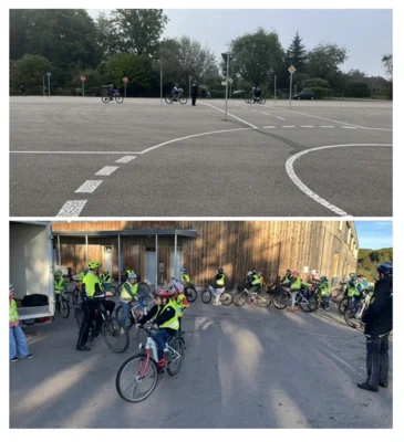 Fahrradführerschein in den 4. Klassen