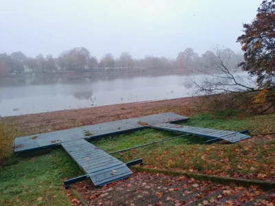 Der Steg des MRC, ab- und anlegen eher schlecht möglich (Bild vergr&ouml;&szlig;ern)