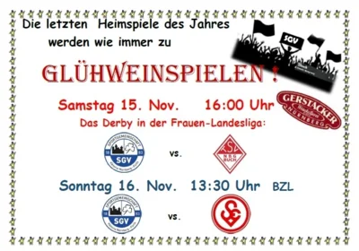 Letzte Heimspiele der 1. Mannschaften 2025