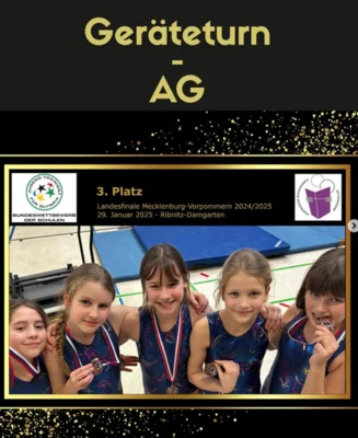 Geräteturn-AG bei „Jugend trainiert für Olympia“