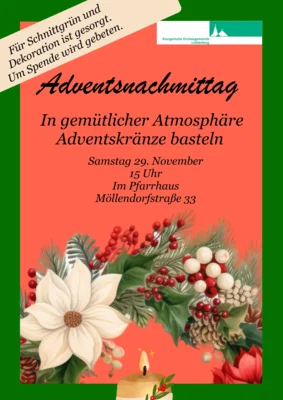 Adventsnachmittag bei uns im Pfarrhaus