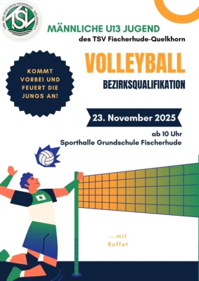 23.11.: Volleyball-Bezirksqualifikation U13 männlich (Bild vergr&ouml;&szlig;ern)