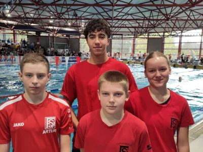 Bild von links nach rechts: Artur Safronov, Jason Thomas, Daniel Scheban und Leonie Buschmann (Bild vergr&ouml;&szlig;ern)