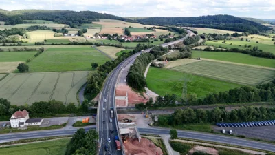 PRESSEMITTEILUNG - Ersatzneubau von drei Brücken bei Niederaula (Bild vergr&ouml;&szlig;ern)