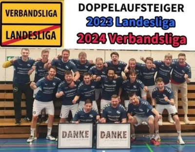 Verbandsliga-Aufstieg der 1.Handball-Herren hat geklappt ! (Bild vergr&ouml;&szlig;ern)
