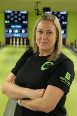 Spieltagesbeste Saskia Seitz mit 674 Kegeln (Bild vergr&ouml;&szlig;ern)