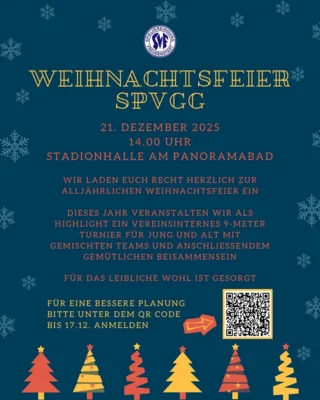 Save The Date / Weihnachtsfeier Spvgg am 21.12. !! (Bild vergr&ouml;&szlig;ern)