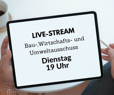 Heute im Livestream - Öffentliche Sitzung des Bau-, Wirtschafts- und Umweltausschusses der Stadt Herzberg (Elster) am 18.11.2025