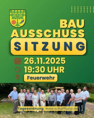Nächste Woche finden zwei öffentliche Sitzungen statt