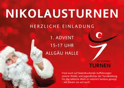Herzliche Einladung zu unserem Nilolausturnen (Bild vergr&ouml;&szlig;ern)