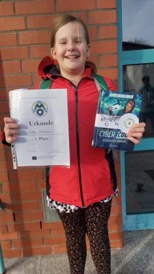 Betty belegte den 1. Platz in der Olympiadeklasse 6. (Bild vergr&ouml;&szlig;ern)