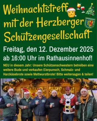 Weihnachtstreff mit der Herzberger Schützengesellschaft (Bild vergr&ouml;&szlig;ern)