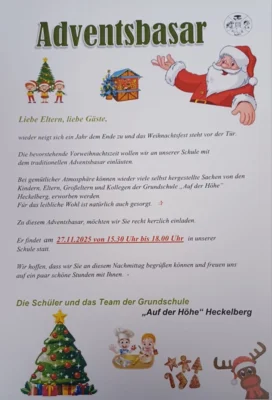 Einladung zum Adventsbasar (Bild vergr&ouml;&szlig;ern)