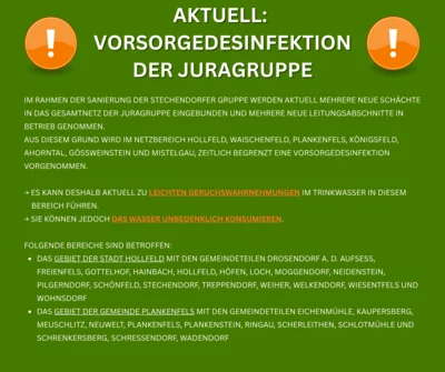 Vorsorgedesinfektion der Juragruppe (Bild vergr&ouml;&szlig;ern)