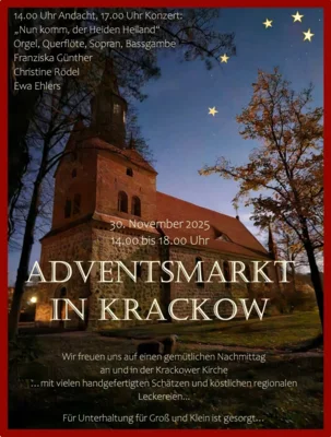 Adventsmarkt in Krackow – 30. November 2025