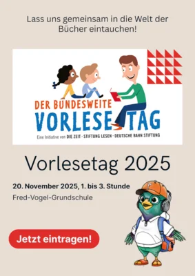 Fred-Vögel im Lesefieber – ein Vorlesetag, der Geschichten schreibt! (Bild vergr&ouml;&szlig;ern)