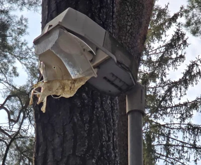 Meldung: Ausfall der Straßenbeleuchtung durch Brand