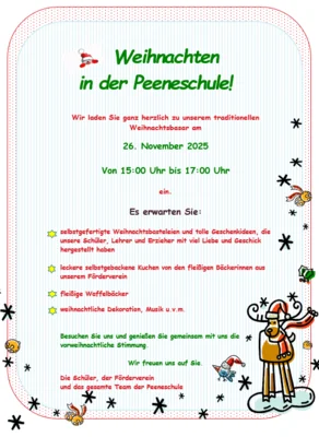 Ankündigung Weihnachtsbasar 2025