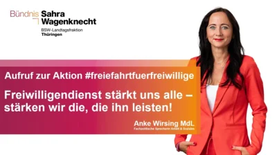 Meldung: Aktionstag "freie Fahrt für Freiwillige", soziales Engagement stärken