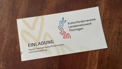 Invited to the “Day of Thuringian Cultural Promotion Associations,” November 22 (Bild vergr&ouml;&szlig;ern)
