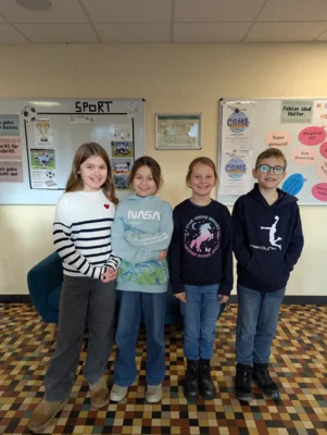 Foto zur Meldung: Wahl des neuen Schülersprecherteams an der Kreuzbergschule Foto zur Meldung: Wahl des neuen Schülersprecherteams an der Kreuzbergschule