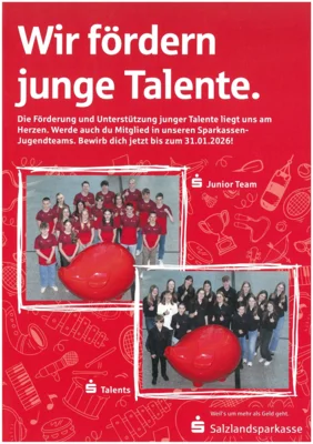 Wir fördern junge Talente - Salzlandsparkasse Staßfurt