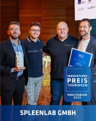 Gewonnen! Herzlichen Glückwunsch an die Spleenlab GmbH zum Thüringer Innovationspreis 2025 (Bild vergr&ouml;&szlig;ern)
