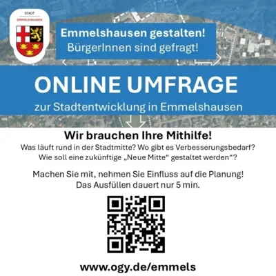 Online-Umfrage zur Stadtentwicklung in Emmelshausen