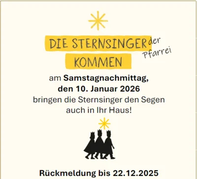 Wollen Sie die Sternsinger zu Gast haben? (Bild vergr&ouml;&szlig;ern)