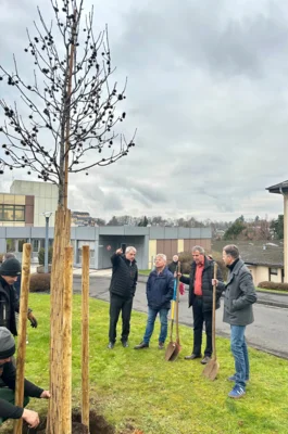 KHDS erfüllt Nominierung zur Baumpflanzchallenge 2025 – Amberbaum in Hachenburg gepflanzt (Bild vergr&ouml;&szlig;ern)