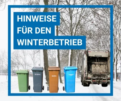 Entsorgung im Winterbetrieb (Bild vergr&ouml;&szlig;ern)