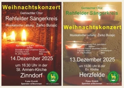 Plakate der beiden Konzerte (Bild vergr&ouml;&szlig;ern)