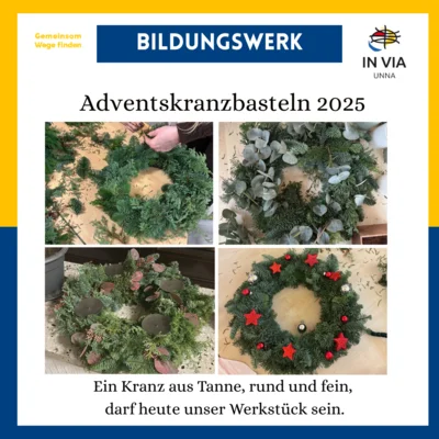 Adventskranzbasteln 2025 (Bild vergr&ouml;&szlig;ern)