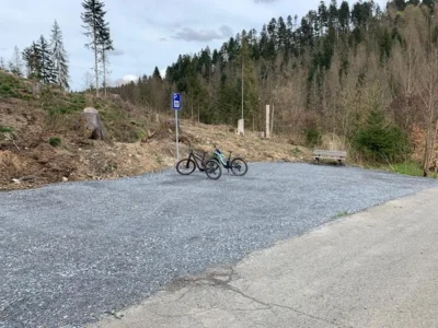 Meldung: Neuer Wanderparkplatz bei der Finkenmühle