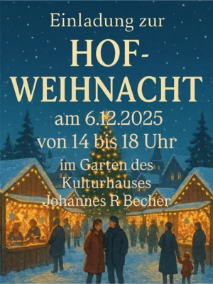 Unser Bild zeigt das Plakat zur Veranstaltung