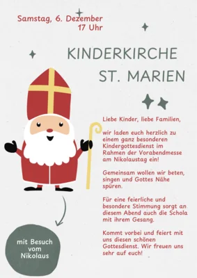 Vorschaubild zur Meldung: Nikolaus-Gottesdienst