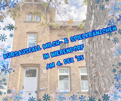 Kursausfall in Nierendorf am 4. Dezember! (Bild vergr&ouml;&szlig;ern)