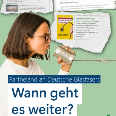 Großräumige Störung im Netz der Deutschen Glasfaser im Raum östlich von Leipzig seit gestern – Kommunen erhalten keinerlei Informationen