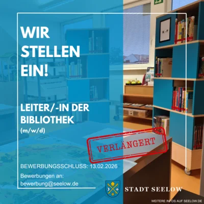 Grafik zur Stellenausschreibung Bibliothekar/in (Bild vergr&ouml;&szlig;ern)