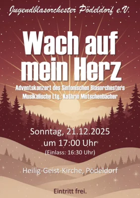 „Wach auf, mein Herz“ – Adventskonzert am 21. Dezember (Bild vergr&ouml;&szlig;ern)