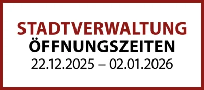 Öffnungszeiten zum Jahreswechsel (Bild vergr&ouml;&szlig;ern)