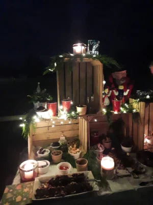 Lebendiger Adventskalender beim FC Echem/ LandFrauenverein Echem (Bild vergr&ouml;&szlig;ern)
