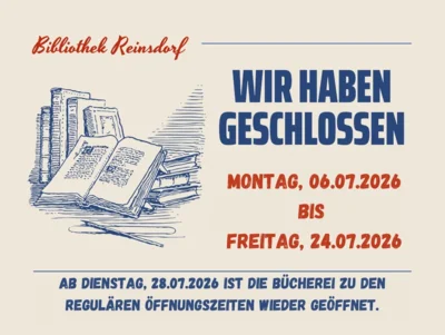 Bibliothek Geschlossen (Bild vergr&ouml;&szlig;ern)