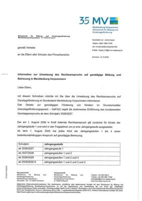 Information zur Umsetzung des Ganztagsrechtsanspruchs MV (Bild vergr&ouml;&szlig;ern)