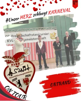 Meldung: Freundschaftsturnier im karnevalistischen Tanzsport des Schwarzheider Carneval Club e.V. in Ortrand