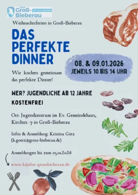 Meldung: Das perfekte Dinner - Weihnachtsferien 2026