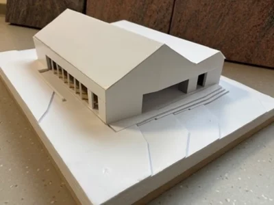 Foto zur Meldung: Kulturhalle Ormesheim: Stand der Entwurfsplanung