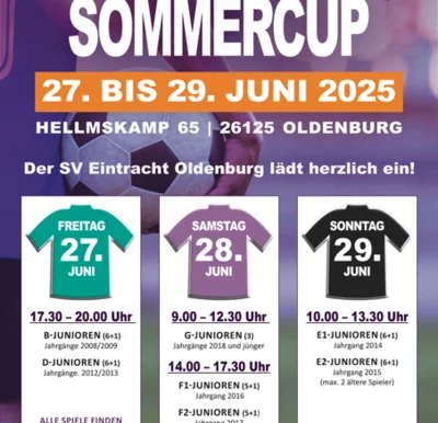 Meldung: Etzhorner Sommercup