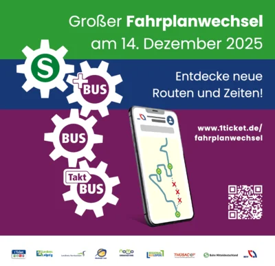Fahrplanwechsel zum 14. Dezember 2025: Neue S-Bahn-Struktur bringt Änderungen im Busverkehr