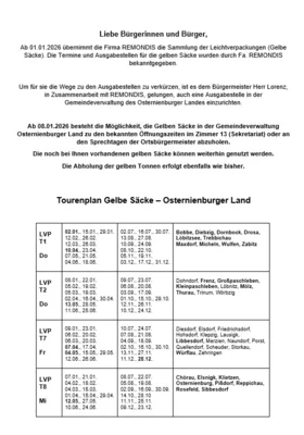 Tourenplan Gelbe Säcke Osternienburger Land (Bild vergr&ouml;&szlig;ern)